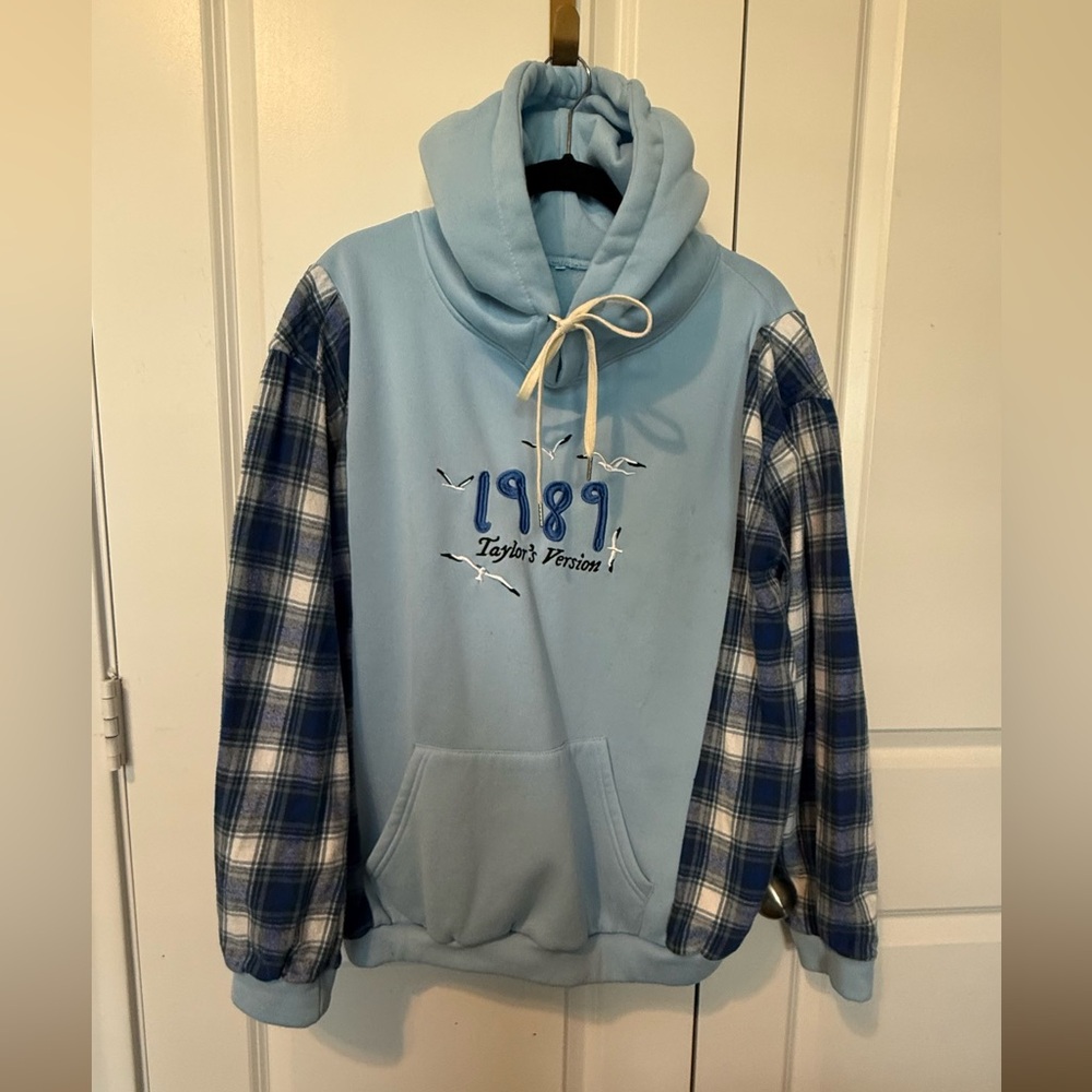 Upcycled 1989 Taylor’s Version Hoodie. Fits Small-Large